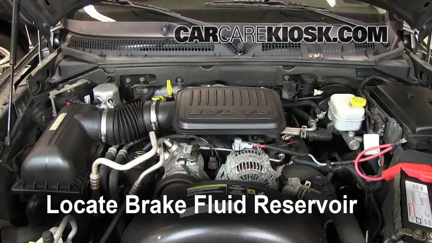 2007 Mitsubishi Raider LS 3.7L V6 Extended Cab Pickup Brake Fluid Add Fluid